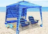 Beach Cabana Canopy Shelter – Cool Sun Shade Tent – 6’ X 6’ - UPF 50+ - Waterproof - Easy Setup – 2  | Amazon (US)
