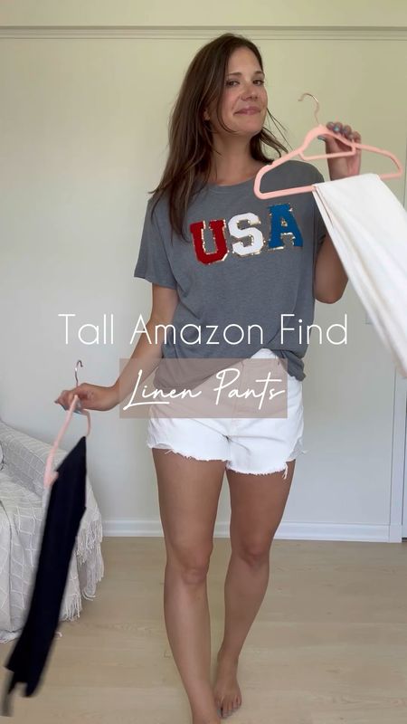 Tall girl linen blend pants with a 34” inseam!

Ootd, summer outfit, wide leg pants, loving pants, tall friendly outfit  

#LTKstyletip #LTKfindsunder50