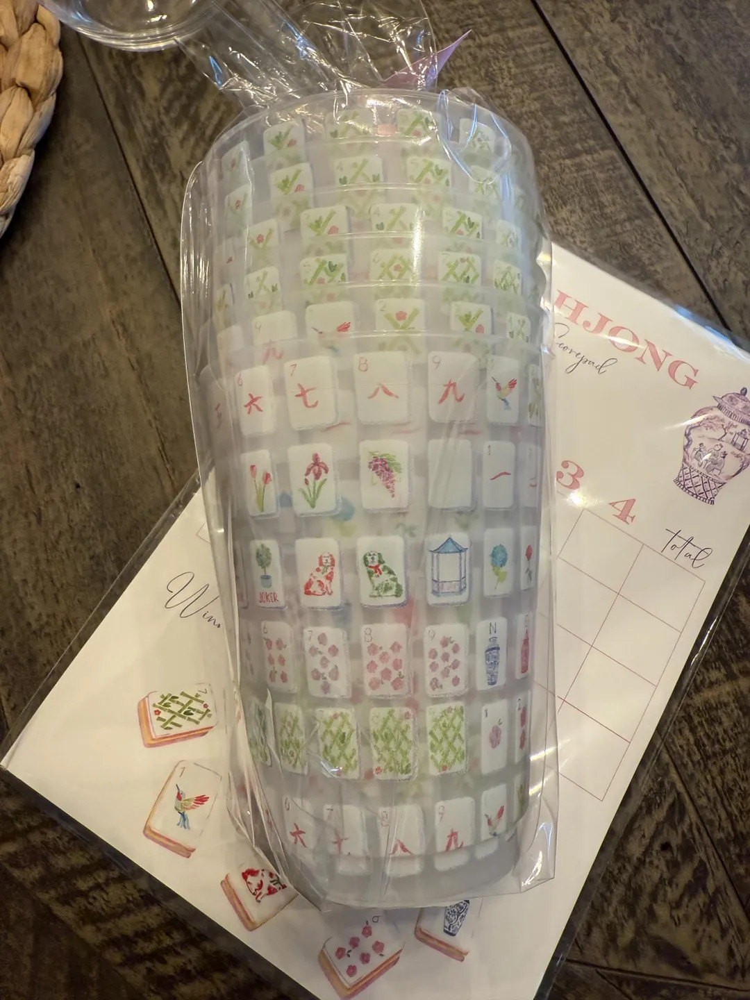 Mahjong Themed Cups - 6 cups - 16oz | Etsy (US)