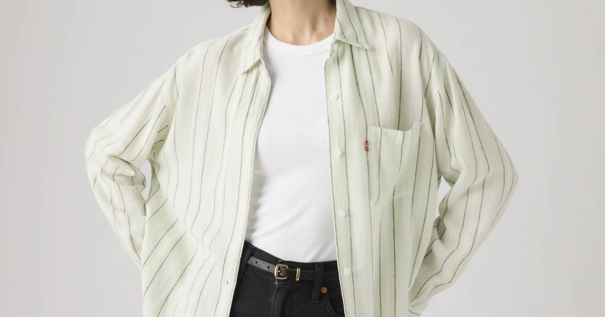 Harlie Linen Boyfriend Shirt | Levi's US