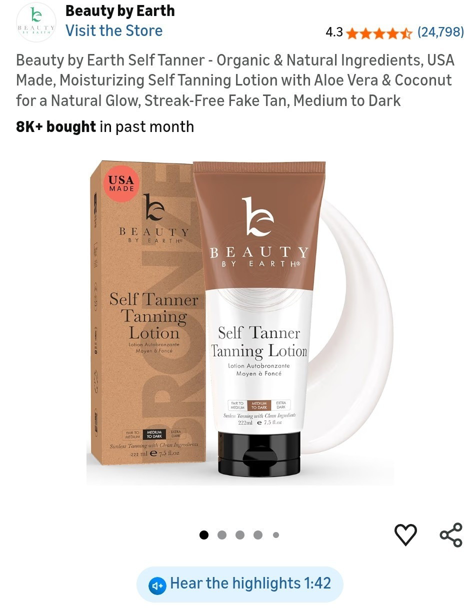 The absolute best CLEAN self tanner is on sale now for black Friday! It's actually hands down my favorite self tanner I've ever used....and you can use it guilt free because it's a truly clean product!

#LTKCyberWeek #LTKselfcare #LTKSaleAlert