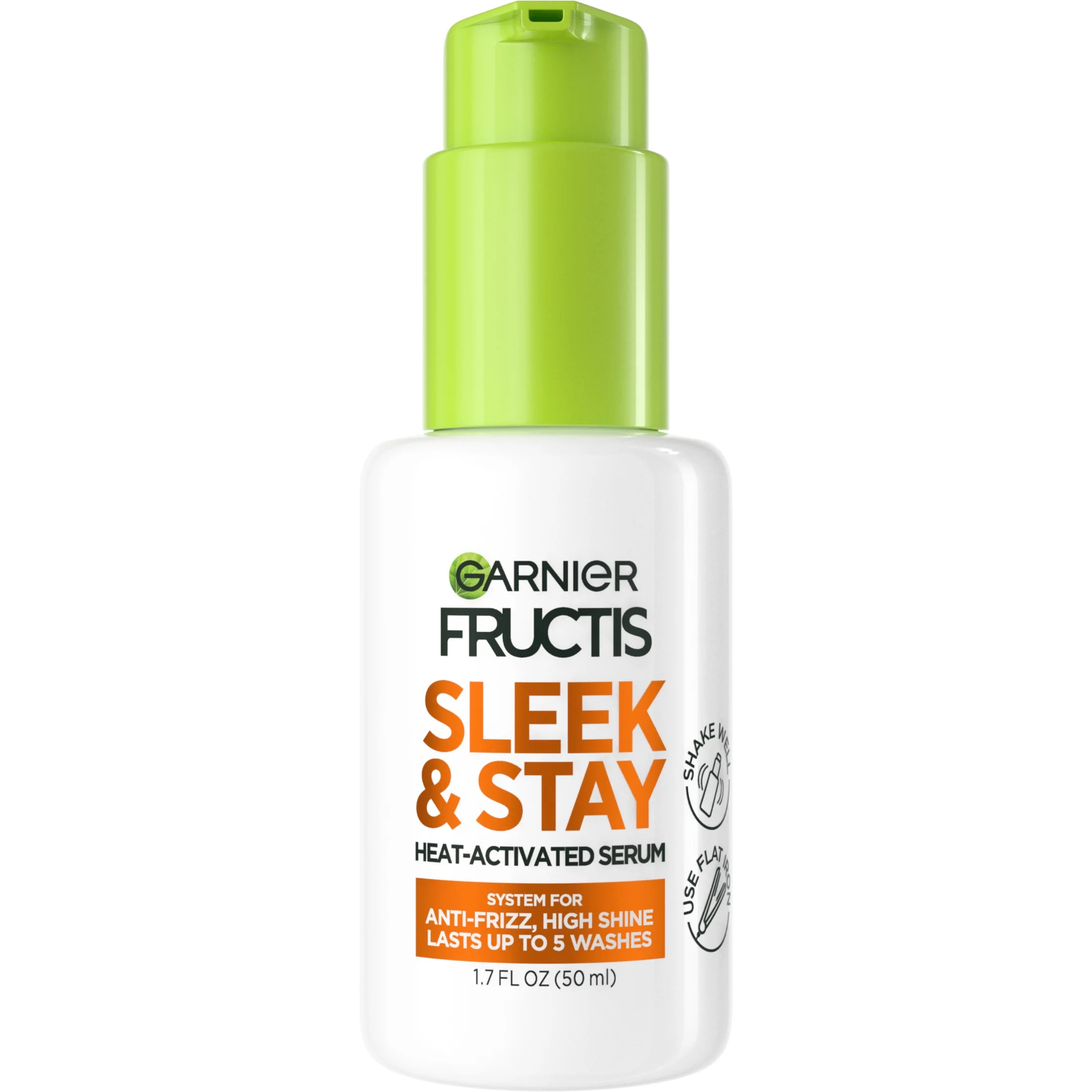 Garnier Fructis Sleek & Shine Sleek and Stay, for Frizzy and Dry Hair, Pump, 1.69 fl oz | Walmart (US)