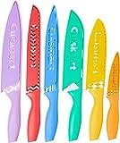 Cuisinart C55-12PR1 12-Piece Printed Color Knife Set with Blade Guards, Multicolored | Amazon (US)