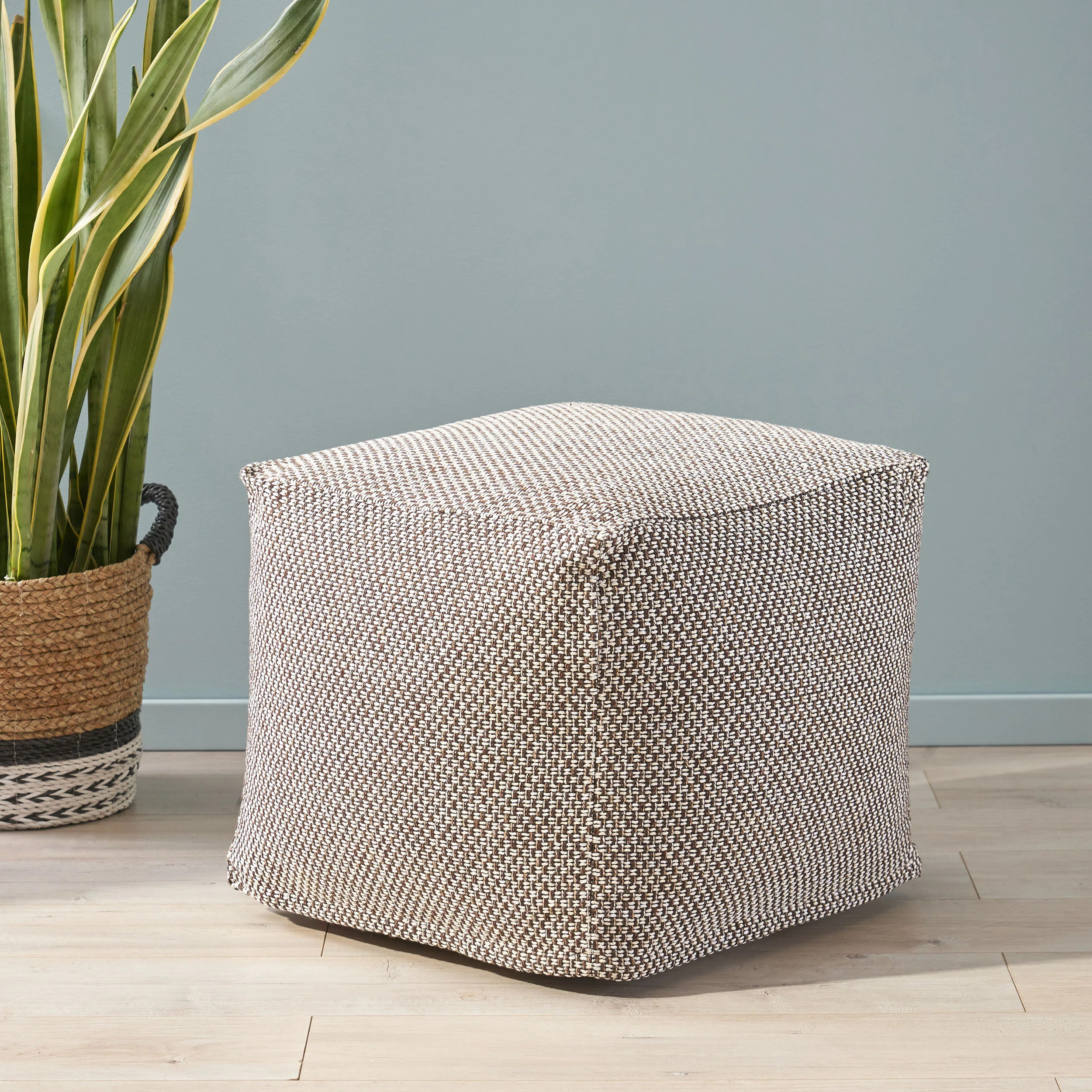 Felix 18'' Wide Square Pouf Ottoman | Wayfair North America