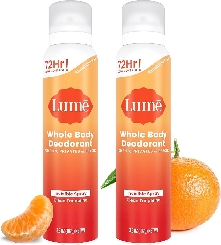 Lume Invisible Spray Deodorant For Women - Whole Body Deodorant Spray - 72 Hr Odor Control - Ozon... | Amazon (US)