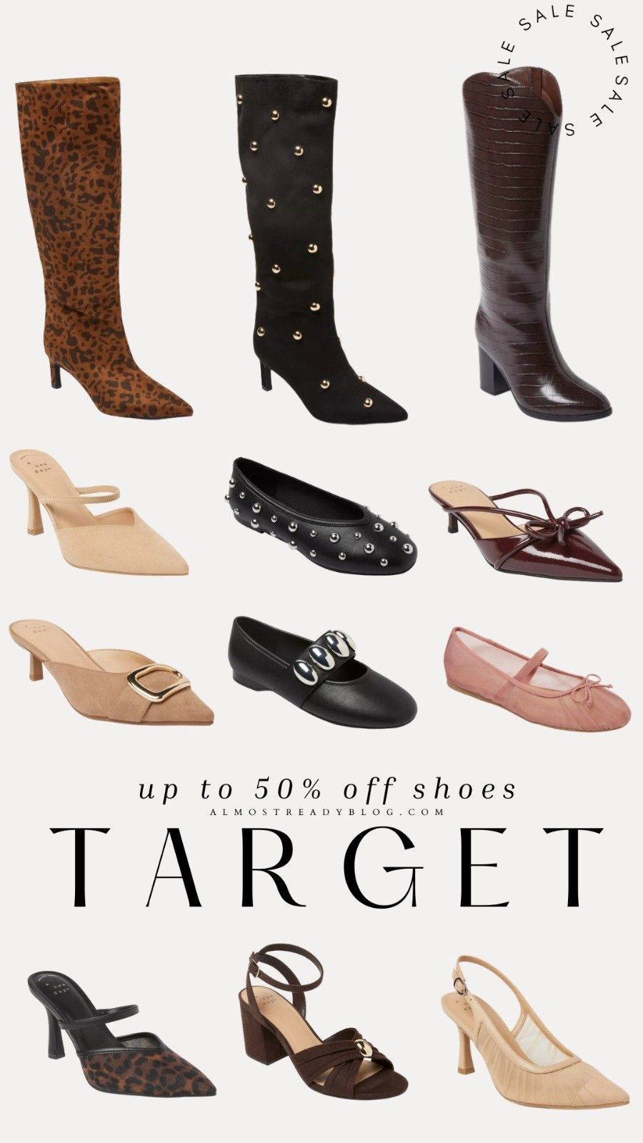 Target up to 50% off Women's shoes, boots, fall shoes, mary jane flats, studded shoes, suede shoes.

#LTKFindsUnder100 #LTKFindsUnder50 #LTKSaleAlert