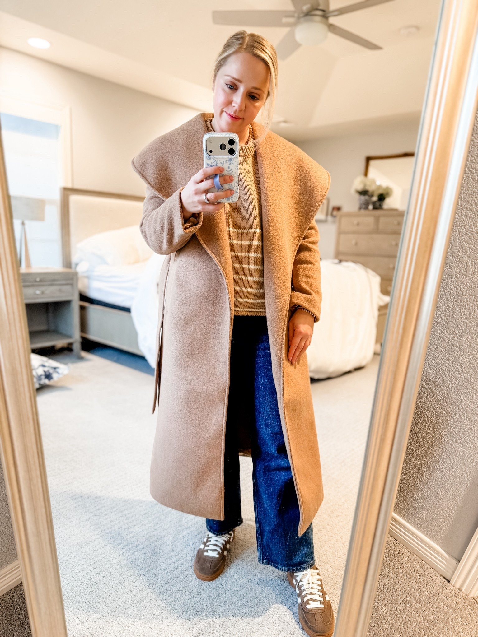 Casual winter outfit that I’m wearing to my toddlers preschool and errands! Shawl coat is available in grey and suggest two sizes down. Jeans and shoes fit tts.

Winter outfit, petite, belted coat, winter coat, wrap coat

#LTKootd #LTKPetite #LTKSaleAlert