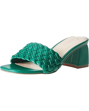 The Drop Women's Paisley Woven Square-Toe Block-Heel Sandal | Amazon (US)