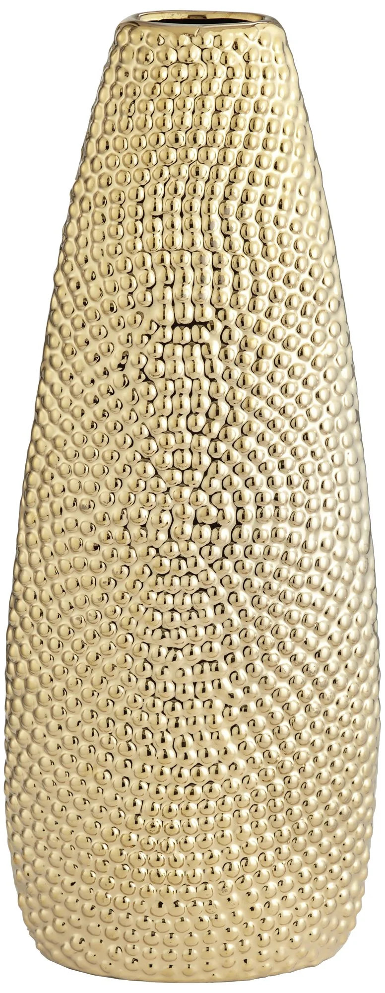 Studio 55D Golden 15" High Ceramic Decorative Vase - Walmart.com | Walmart (US)
