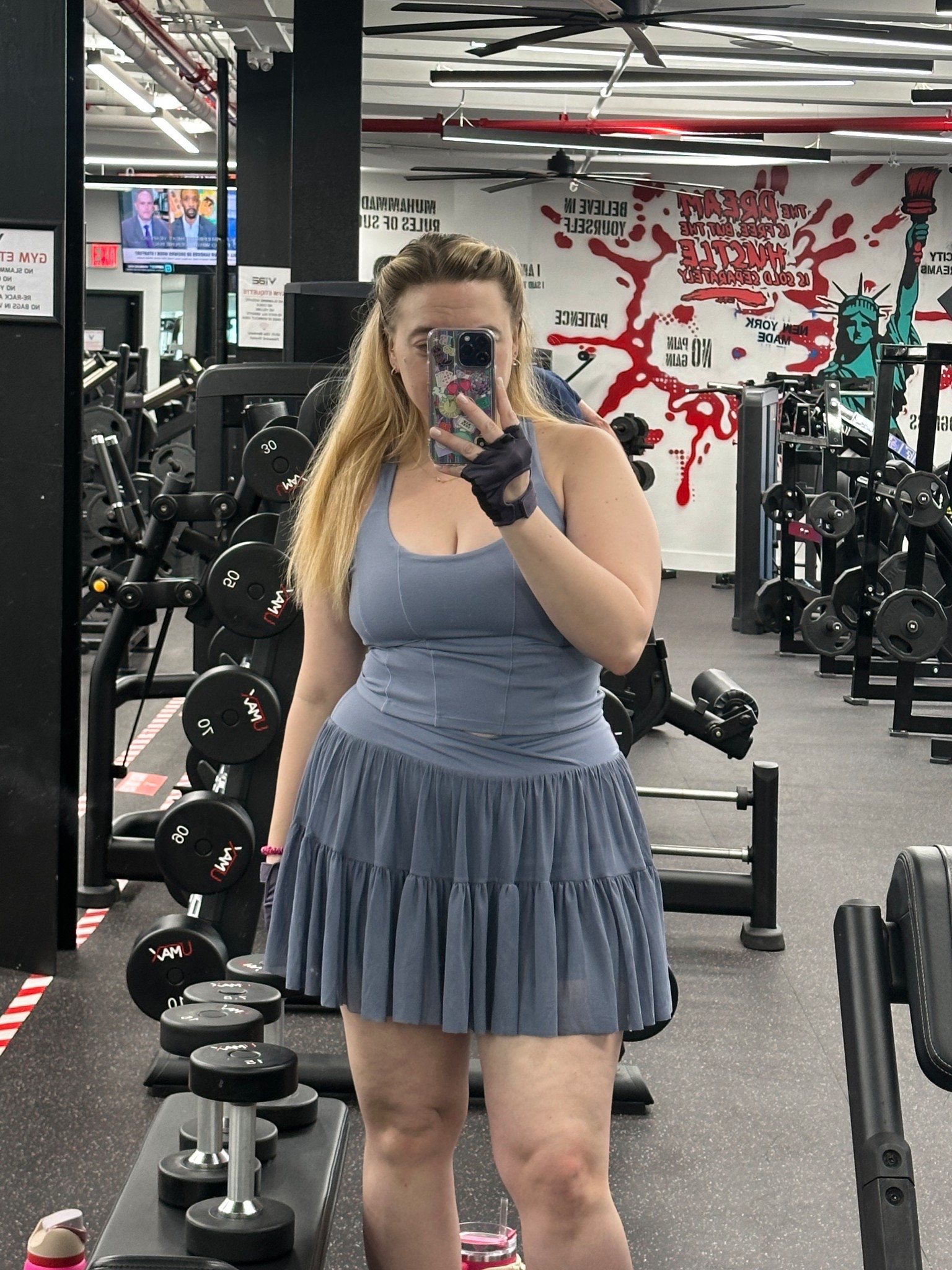 spring means skorts at the gym 💙

#LTKMidsize #LTKActive #LTKSeasonal