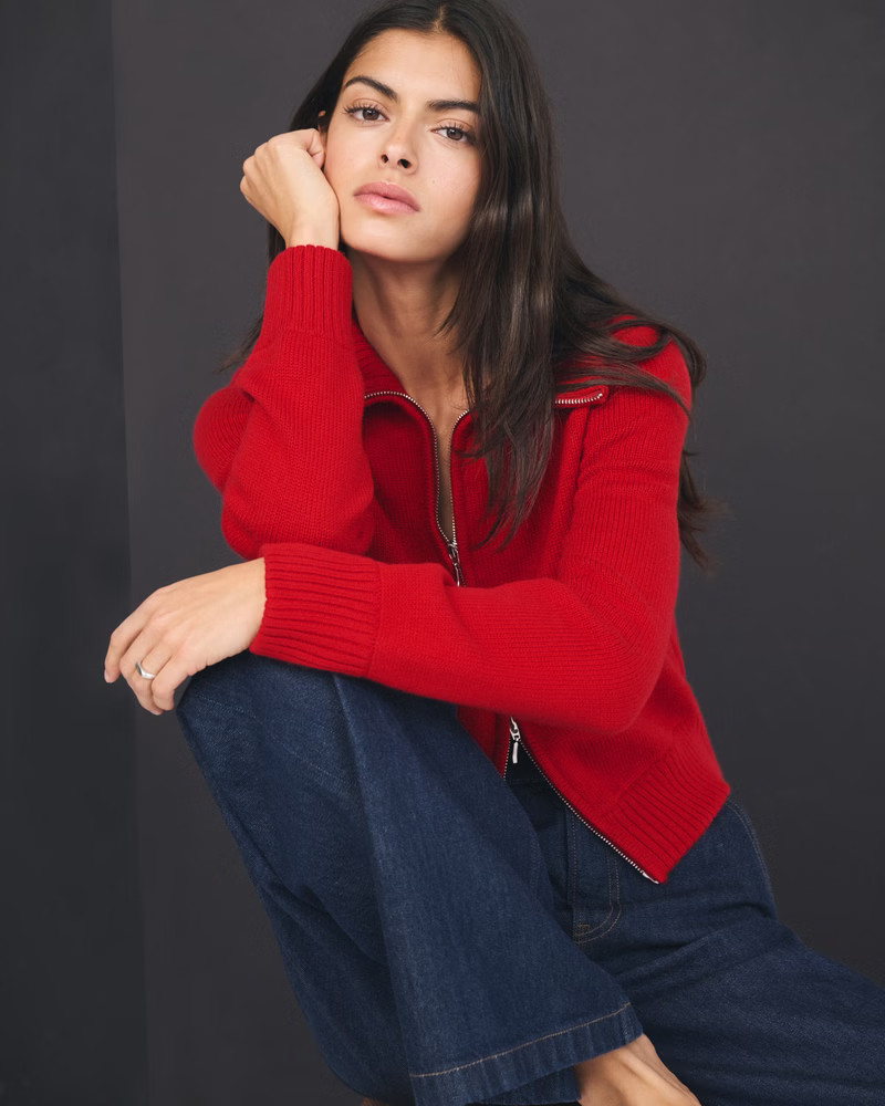 Crew Cardigan | Abercrombie & Fitch (US)