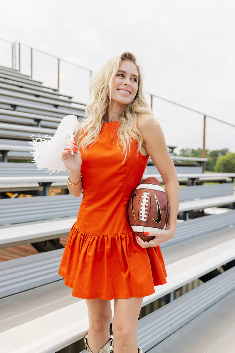 Bleacher Babe Dress - Burnt Orange | The Impeccable Pig