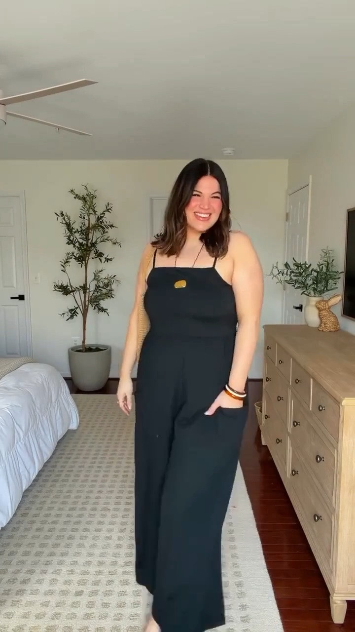 Midsize spring outfit idea! 

Jumpsuit - size xxl 
Sandals - 9.5

#LTKSeasonal #LTKMidsize #LTKootd
