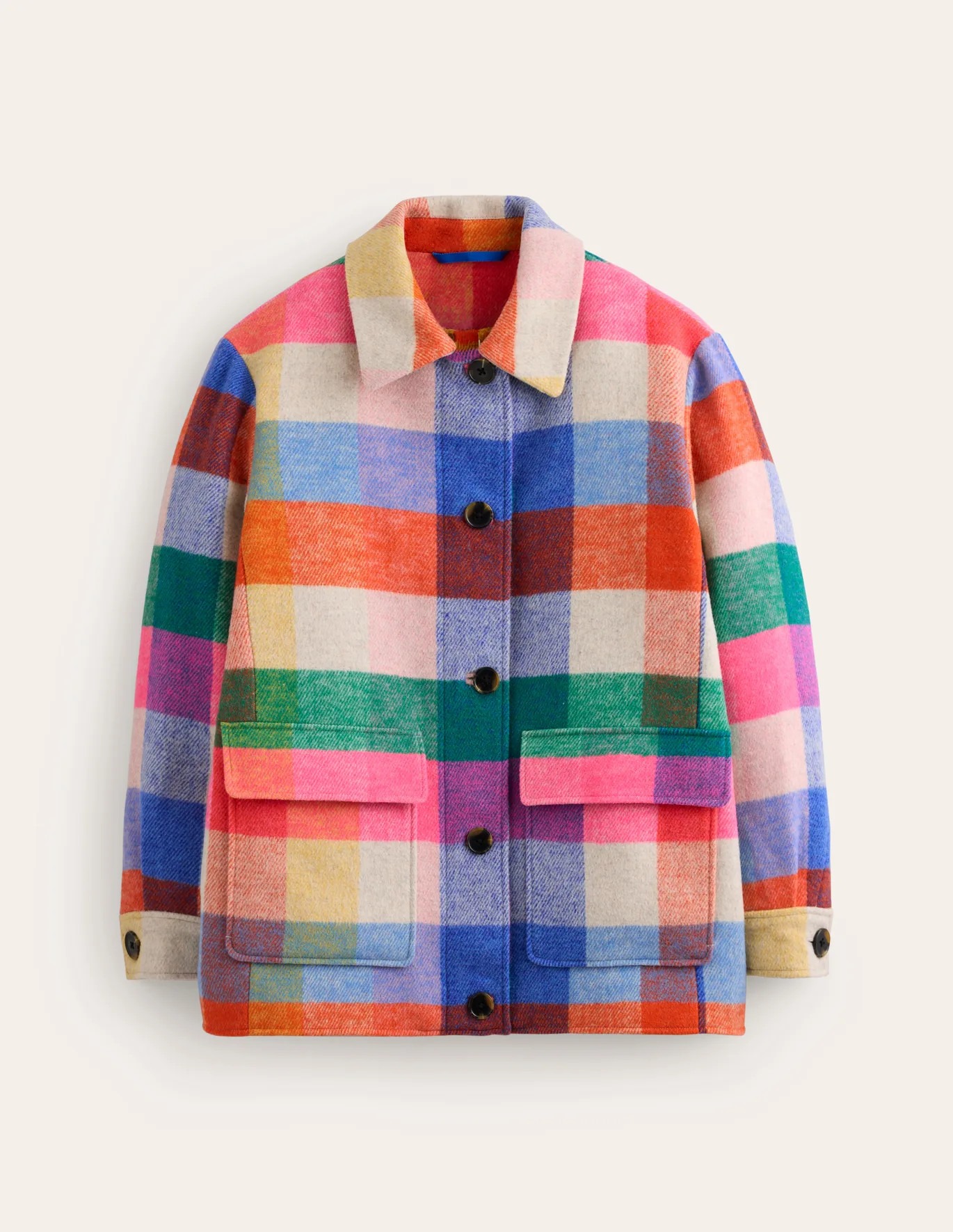 Wool Check Coat | Boden (US)