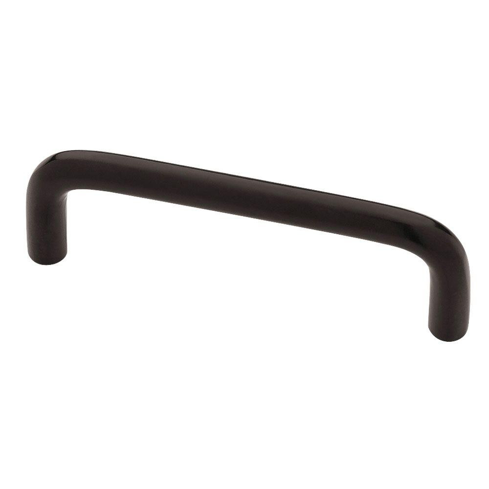 3-1/2 in. (89mm) Center-to-Center Matte Black Wire Drawer Pull | The Home Depot