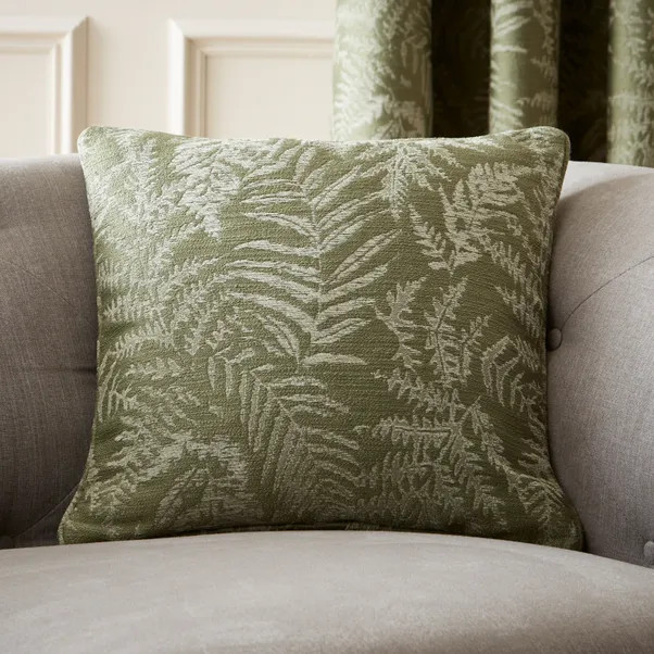 Churchgate Fern Square Cushion | Dunelm