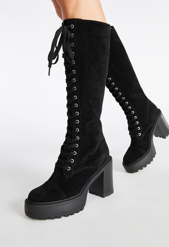 Kitt Lace Up Boot | JustFab