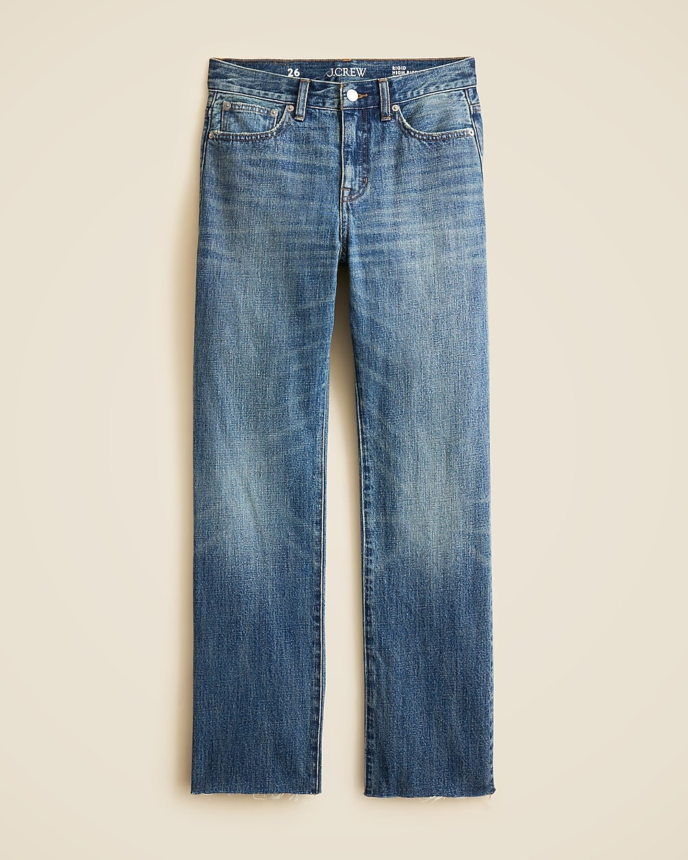 Nipped straight jean in rigid | J. Crew US