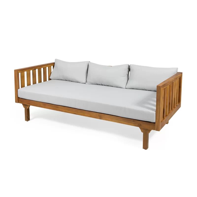 67.75'' Wide Outdoor Patio Daybed with Cushions | Wayfair North America