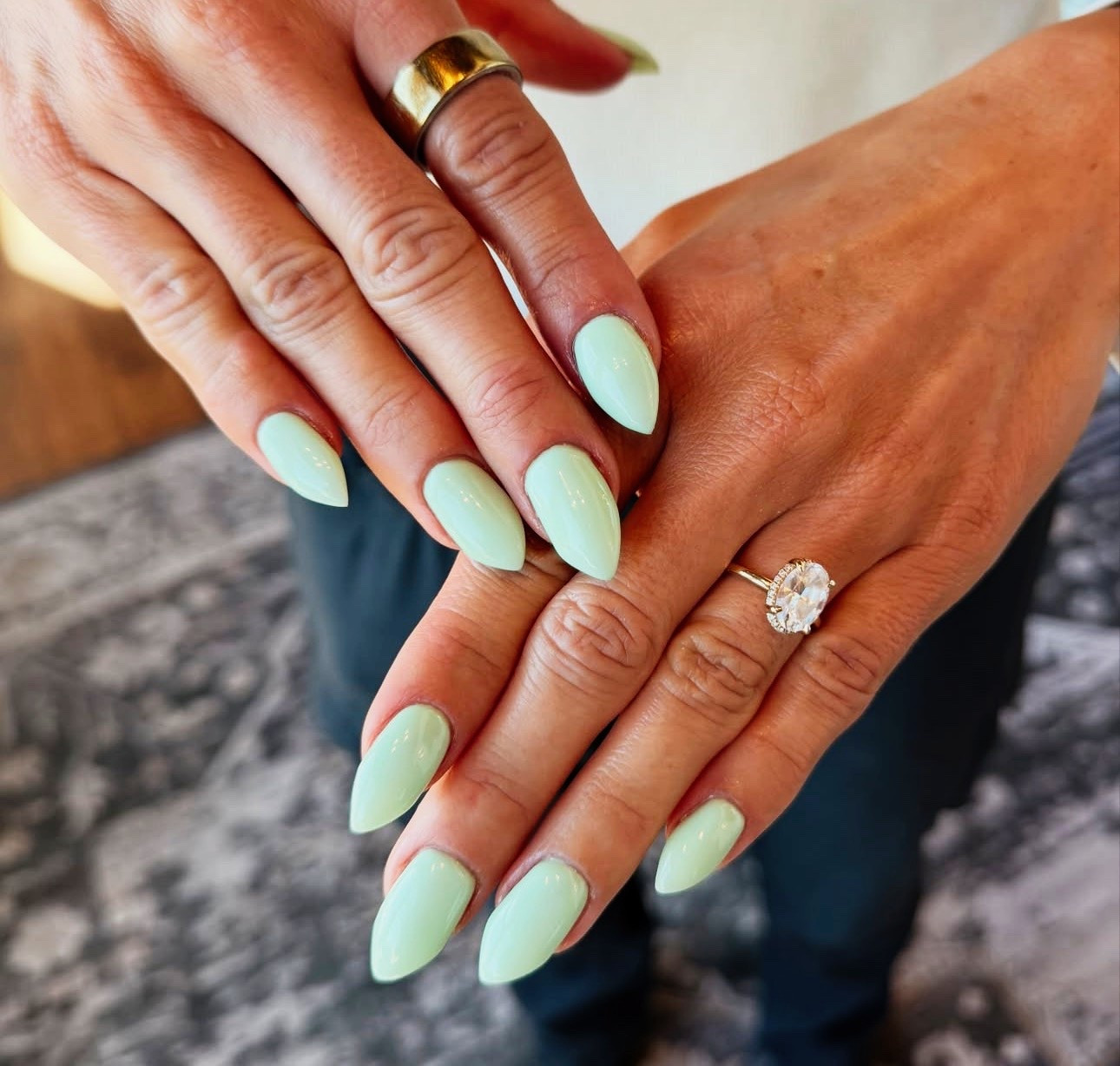 St. Pattys nails, natural style! 

#LTKselfcare #LTKmomlife #LTKgrwm