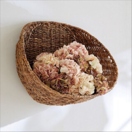 Harvest Basket Flat Back Hanging Decor