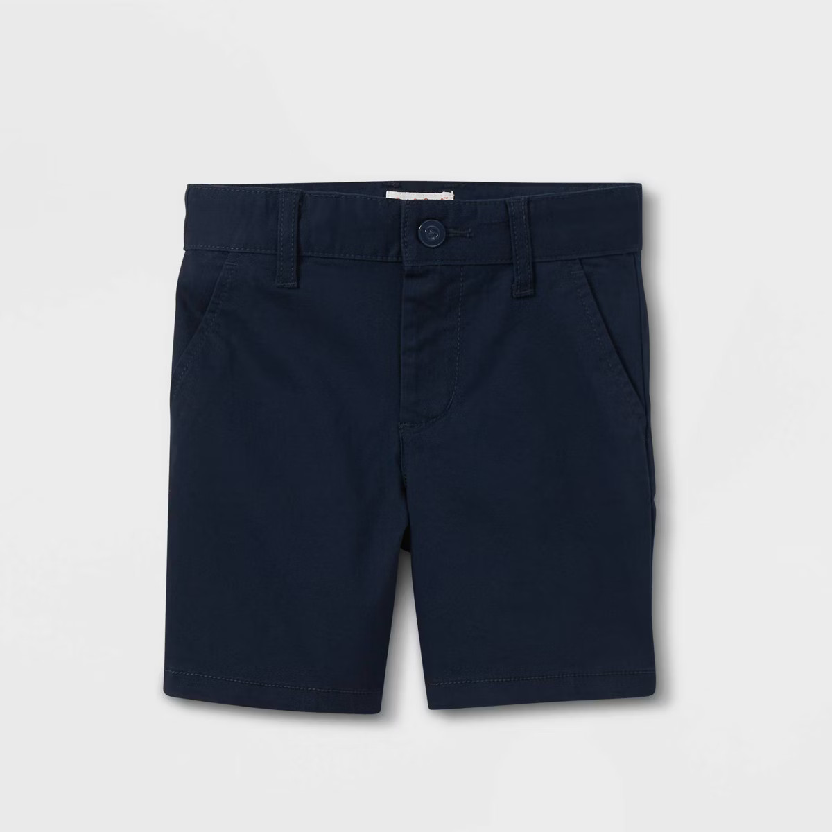 Toddler Boys' Stretch Flat Front Uniform Chino Shorts - Cat & Jack™ Navy 3T | Target
