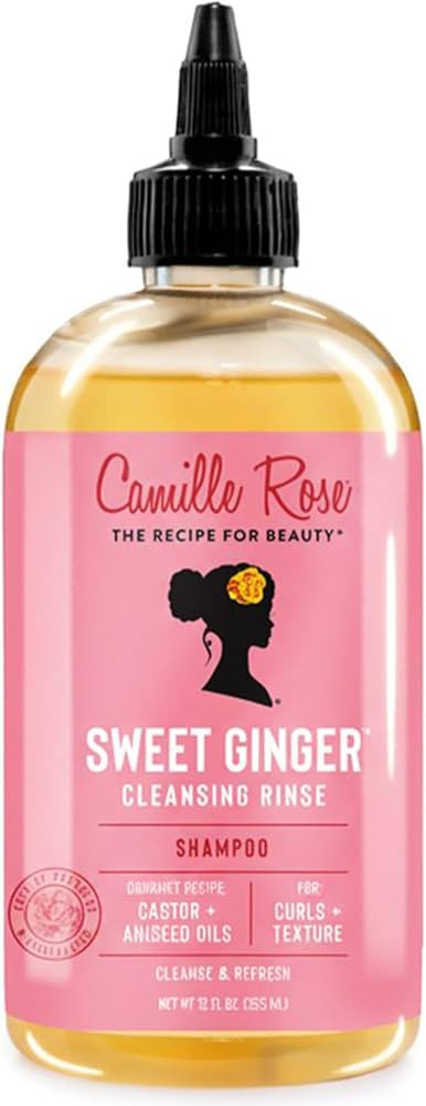 Camille Rose Sweet Ginger Cleansing Rinse Shampoo, All Hair Types, 355ml | Sulphate-Free, Moistur... | Amazon (UK)