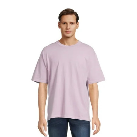 No Boundaries Men's and Big Men's Oversized Tee with Short Sleeves, Size XS-3XL | Walmart (US)