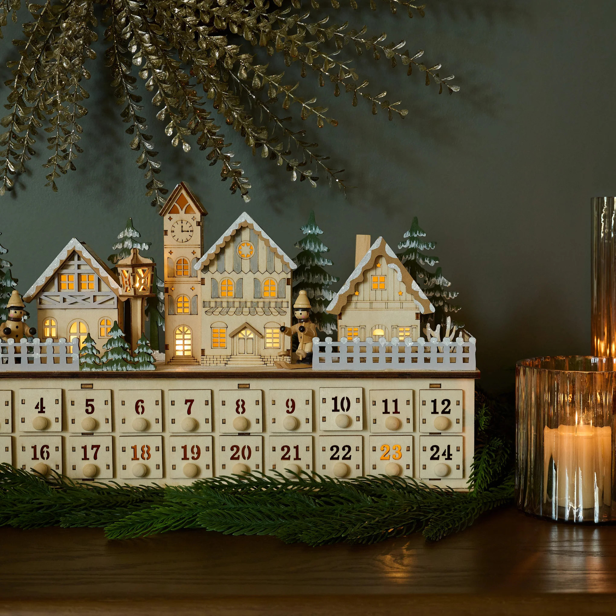 City Street Advent Calendar | Magnolia