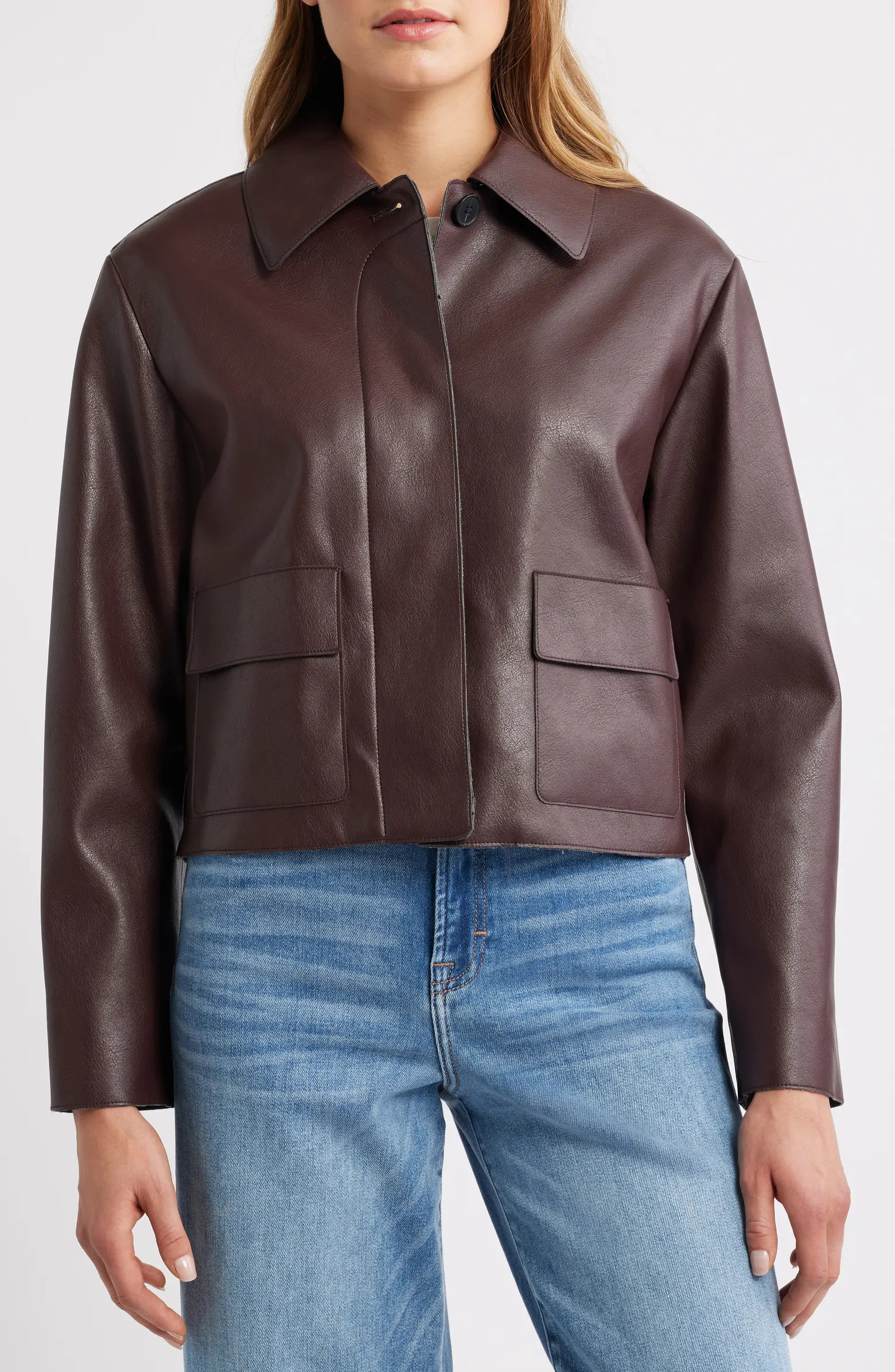 Sabina Faux Leather Jacket | Nordstrom
