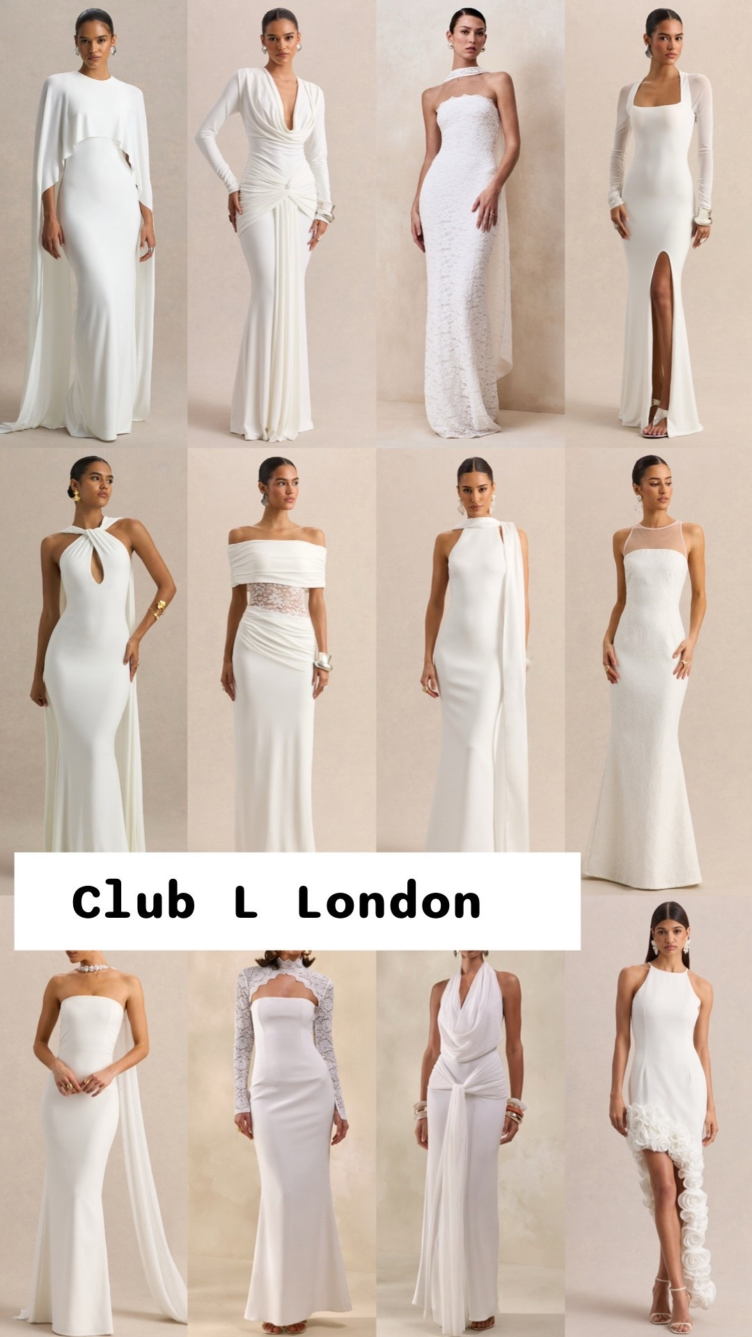 Affordable, trendy bridal dresses at Club L London. 

Reception dresses, bride wedding dresses, courthouse elopement dresses, long white dresses, minimalist wedding dresses, or micro wedding dresses.

#LTKWedding #LTKSeasonal