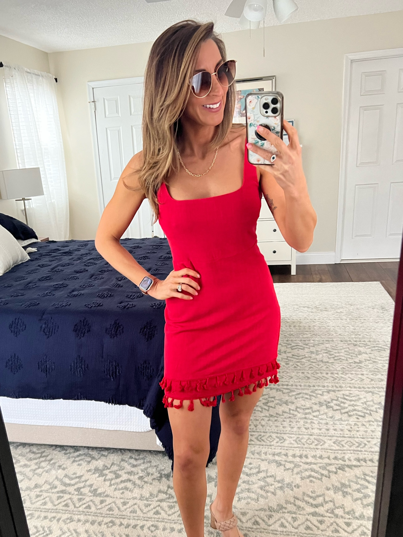 Love the fun fringe on this dress! Definitely a great dress to take on vacation this summer.

#summerstyle #summerdress #vacationdress #resortwear #reddress

#LTKFind #LTKSeasonal #LTKtravel