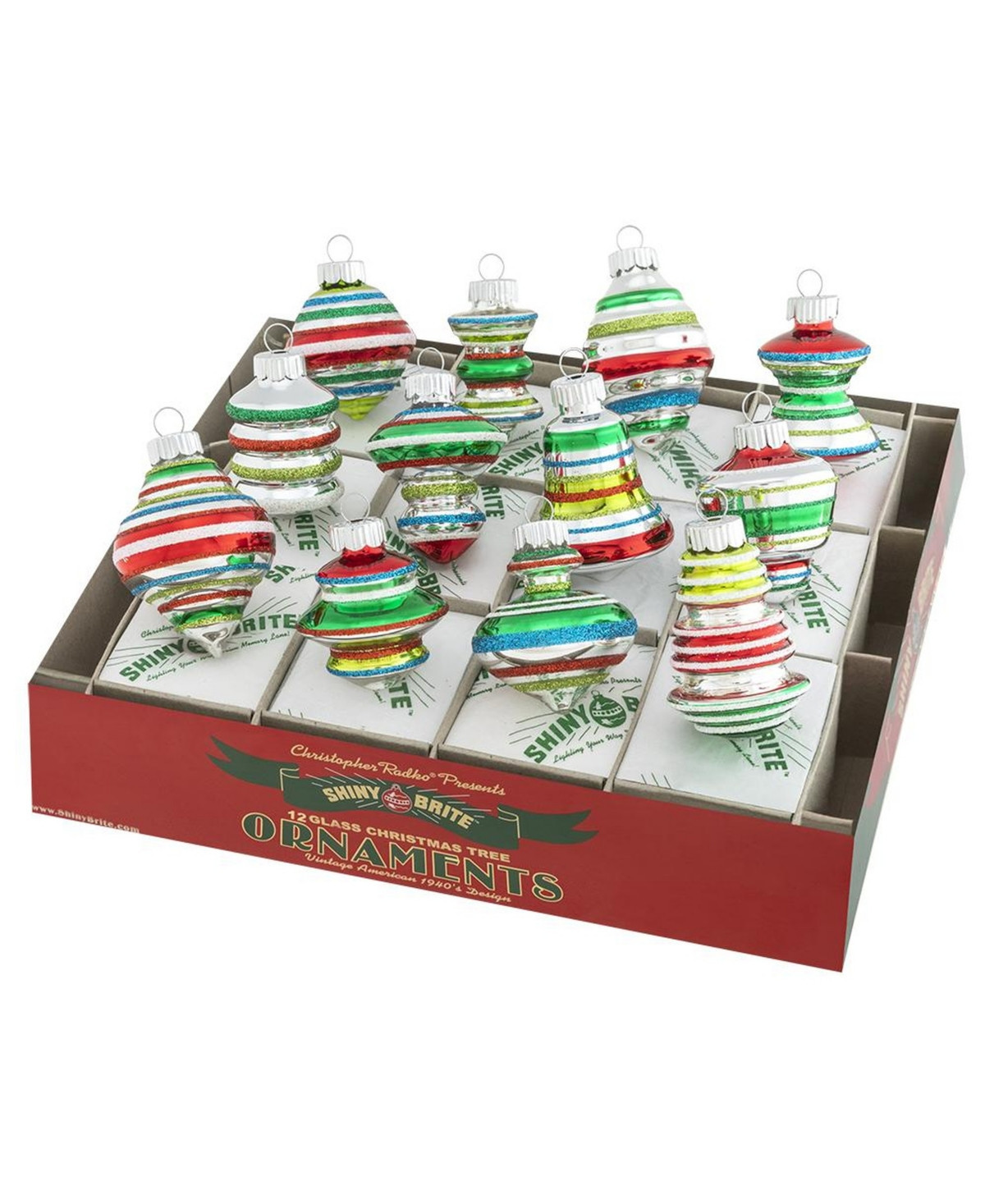 Shiny Brite Glass Ornaments