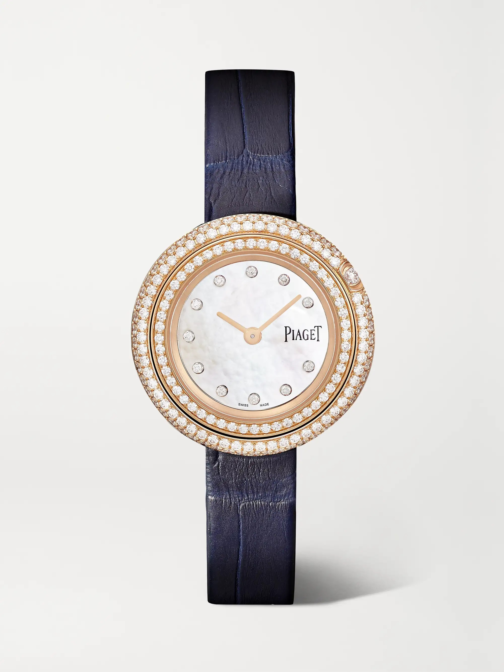 Possession 29mm 18-karat rose gold, alligator and diamond watch | NET-A-PORTER (US)