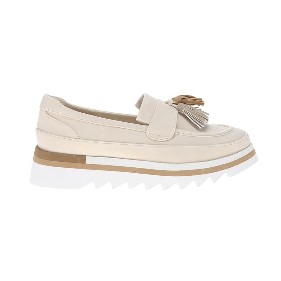 Coconuts by Matisse Womens Tess Lug Sole Platform Loafers Casual - Off White | Amazon (US)