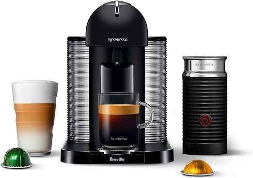 Nespresso Vertuo Coffee and Espresso Machine by Breville, 5 Cups, Matte Black, 19.25 x 11 x 15.25... | Amazon (US)