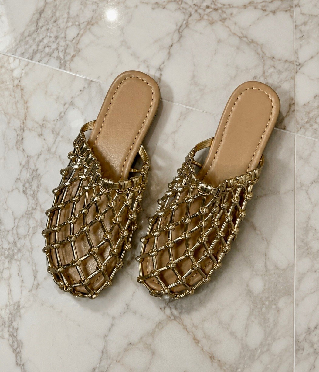 Gold woven sandals

#LTKootd #LTKSeasonal