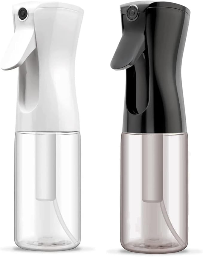 ELEMSY Spray Bottle For Hair (2 Pack 6.8 OZ) Continuous Mister Empty Spray Bottles, Ultra Fine Mi... | Amazon (US)