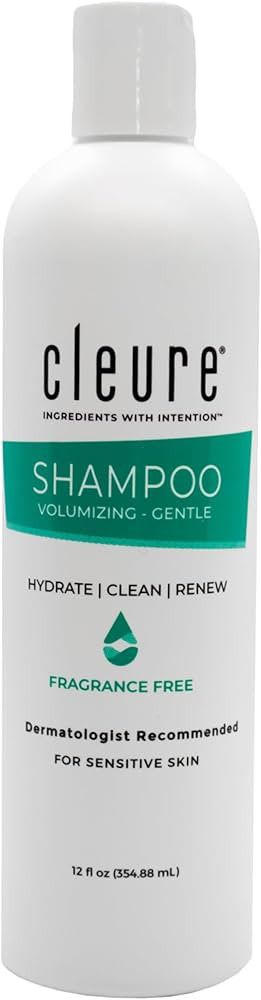 Cleure Hypoallergenic Volumizing Shampoo for Sensitive Skin - Fragrance Free, SLS Free & Paraben ... | Amazon (US)
