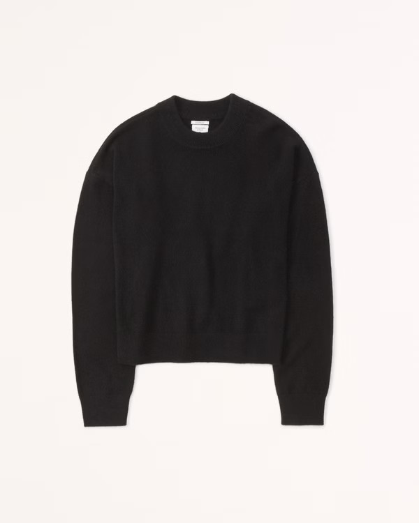 Women's Cashmere Crew Sweater | Women's Office Approved | Abercrombie.com | Abercrombie & Fitch (US)