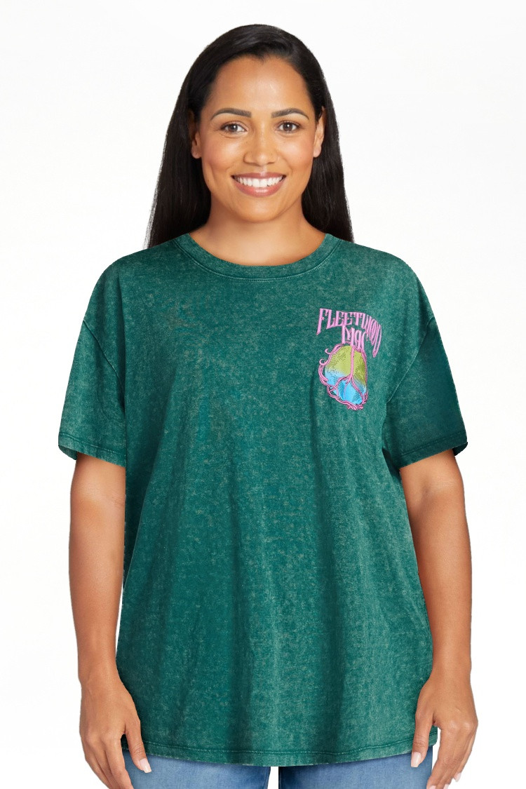 Fleetwood Mac Women's Graphic Print Tour Tee with Short Sleeves, Sizes XXS-XXL | Walmart (US)