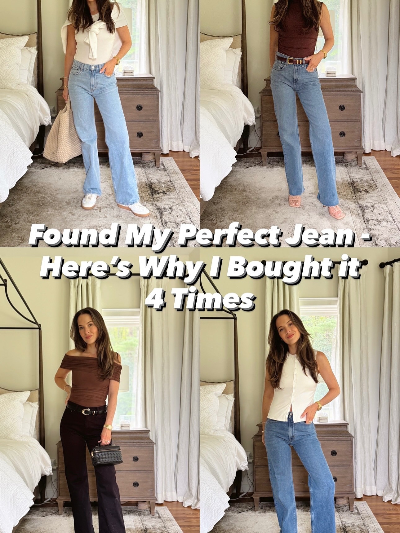 The Denim Guide Part 1: Why I bought the same jeans four times ✨

Can we talk about the millennial jean struggle? Finding a pair that works with sneakers AND heels? That doesn’t gap at the waist or make you look frumpy? That actually flatters your post-baby body?

After trying dozens of styles, I found my holy grail: Abercrombie’s 90s Relaxed. Instead of continuing to search for the ‘next best thing,’ I invested in what I KNOW works.

Here’s why this cut is genius:
😍 High rise that actually stays put
😍 Relaxed fit that’s flattering, not baggy• Perfect crop length for any shoe height
😍 Available in different inseams (regular, long, extra long)
😍 Curve Love optional fit for different body types

The real test? I can wear Sambas or heels with the SAME jean and both look intentional. No hemming, no styling stress, just grab and go. Abercrombie’s denim sale starts today - perfect timing to stock up on what works instead of gambling on new styles.

Comment DENIM and I’ll send you the links to all of these washes and sizing info and the code you need to save BIG!

Coming up: Part 2 features my splurge-worthy finds that are worth every penny 👀

What’s your biggest denim struggle - finding the right fit or knowing what shoes to wear with them?

#denimguide #abercrombiepartner #90srelaxed #rebuildingmywardrobe #postbabystyle #millennialstyle #momstyle #capsulewardrobe #denimhacks