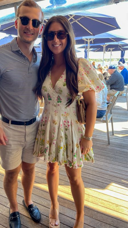 This Hemant & Nandita dress was perfect for our trip to Martha’s Vineyard! My exact dress is no longer sold but linked tons of similar styles from Revolve below!! 🌸🩵☁️

Bag and shoes linked also!! P.S. i wear these shoes EVERYWHERE and they’re so cheap! 

#honeymoon #nantucket #coastal #summer #dress #revolve