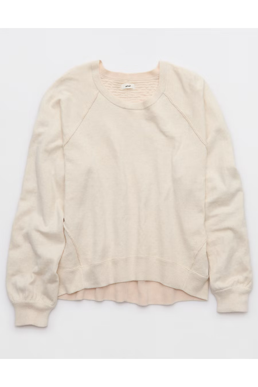 Aerie Sweater Sweatshirt Women's Heather Frost S | American Eagle Outfitters (US & CA)