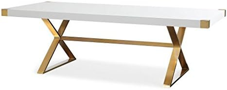 TOV Furniture The Adeline Collection Modern Handcrafted Lacquer Finished Wood & Stainless Steel D... | Amazon (US)