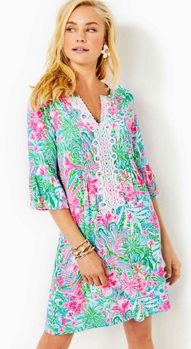 Lilly Pulitzer NWT Krysta Dress Leaf It Wild $178 Size L  | eBay | eBay US