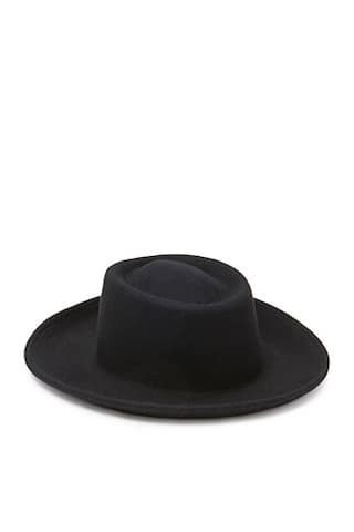 FOREVER21 Black Wool Boater Hat | Forever 21 (US)