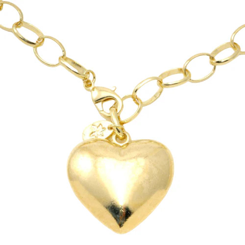 Heart of Gold Necklace | Sheila Fajl