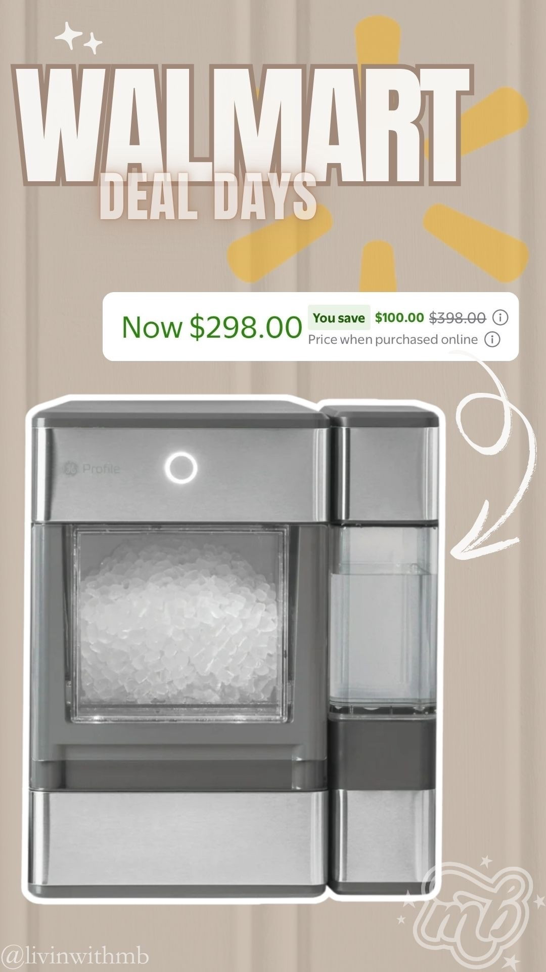 SAVE $100 on the nugget ice maker at Walmart Deal Days!! 🙌🏼

#LTKHome #LTKSaleAlert