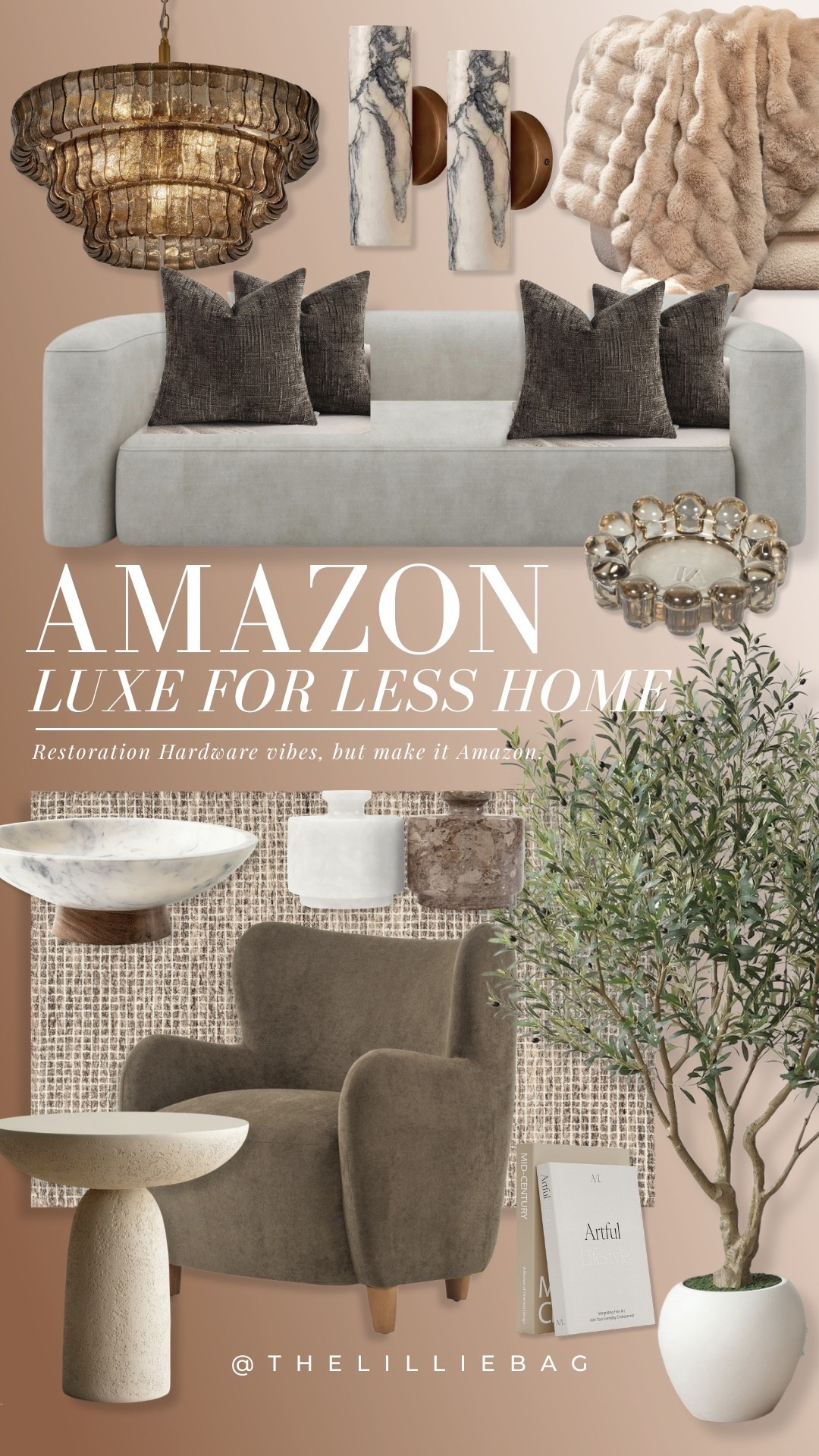 Amazon home finds that give MAJOR Restoration Hardware vibes 🤎🏠 Elevated textures, warm neutrals, marble details + statement pieces that look so luxe without the designer price tag. These are GOOD.

Amazon home decor, luxe for less, Restoration Hardware inspired, neutral home decor, modern organic home

#LTKHome #LTKSeasonal #LTKstorytime